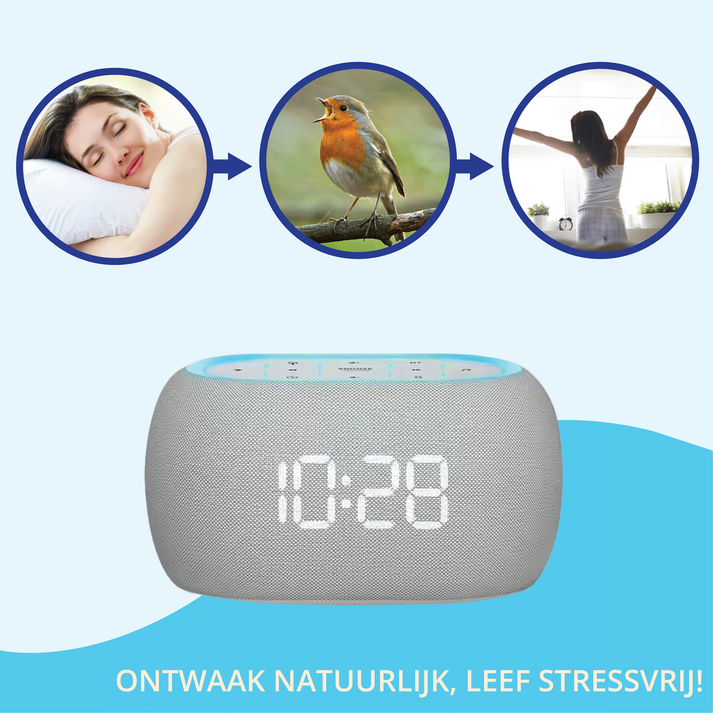 MoonPharma™ Alarm Klok